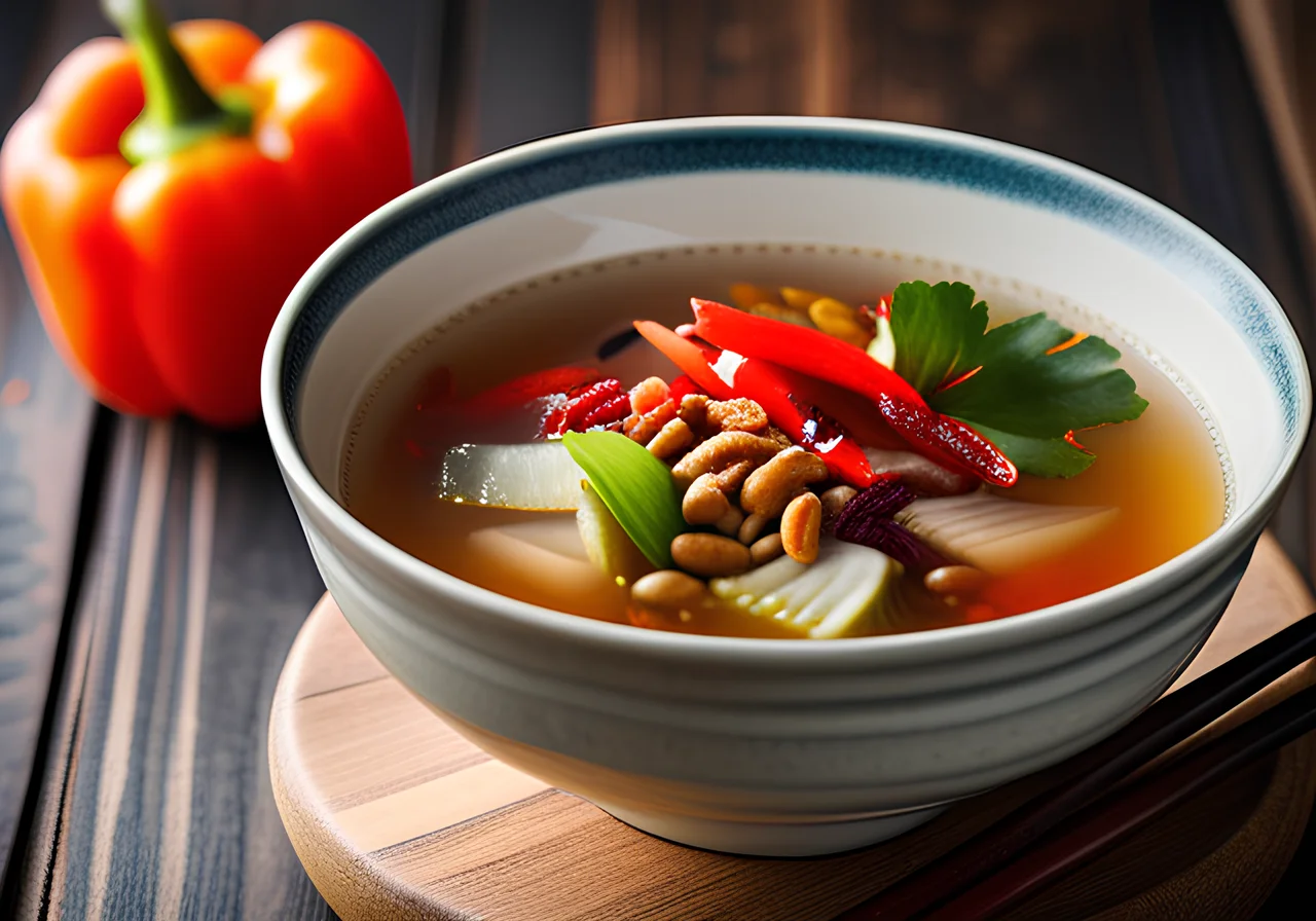 Asian Duck Soup with Fragrant Rice