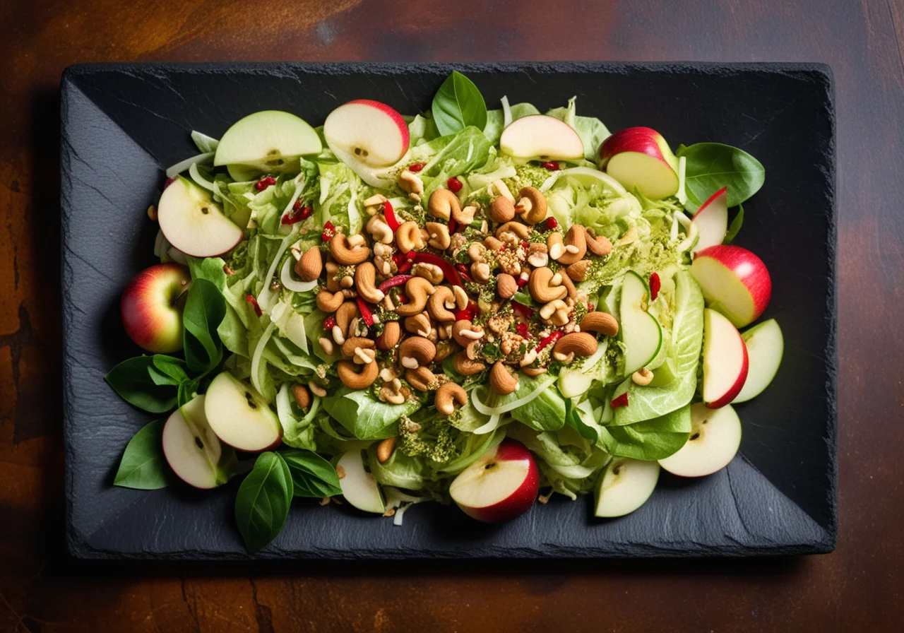 Apple Herb Salad Thai Style