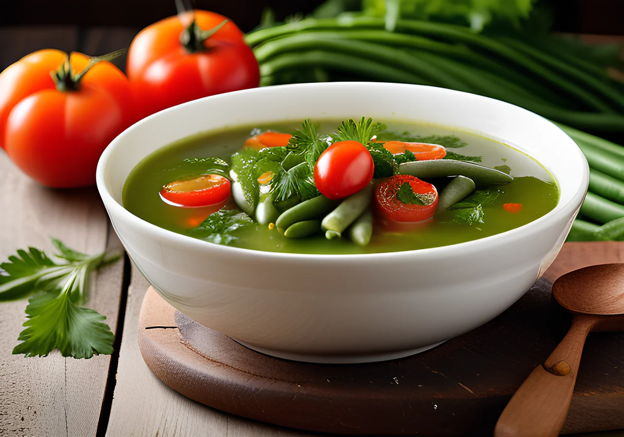 Vegetable Soup with Green Beans