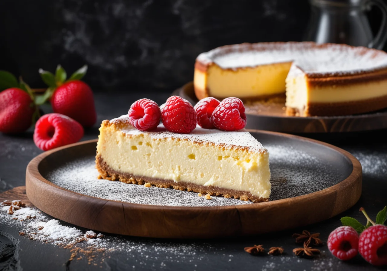 Crustless Cheesecake