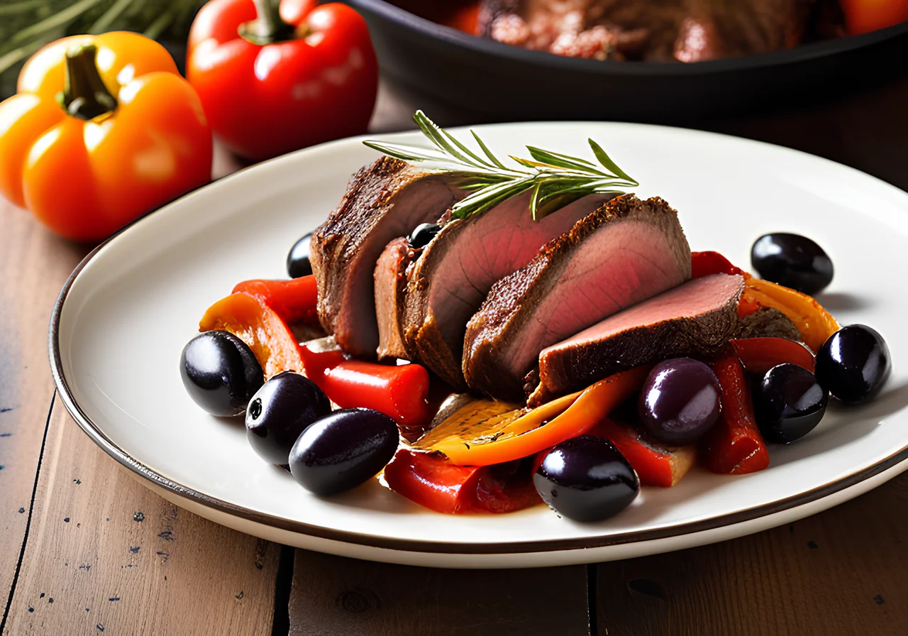 Italian Lamb Roast with Olives