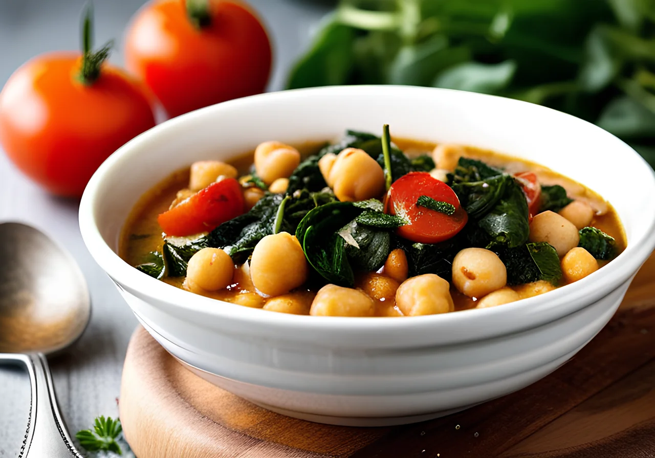 Chickpea and Spinach Stew