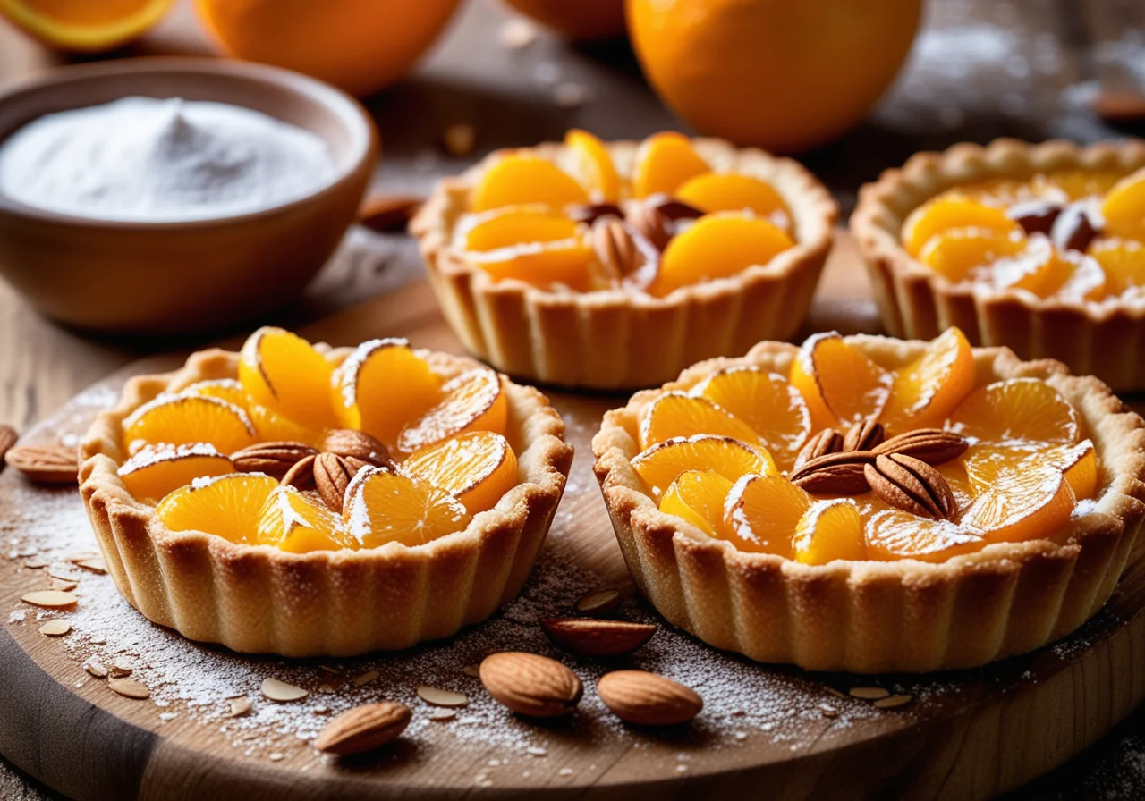 Orange Almond Tartlets