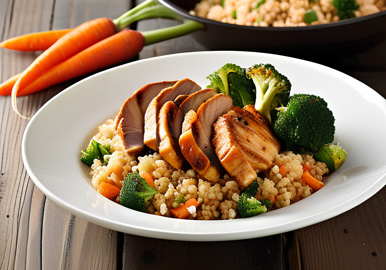 Chicken Vegetable Skillet with Couscous