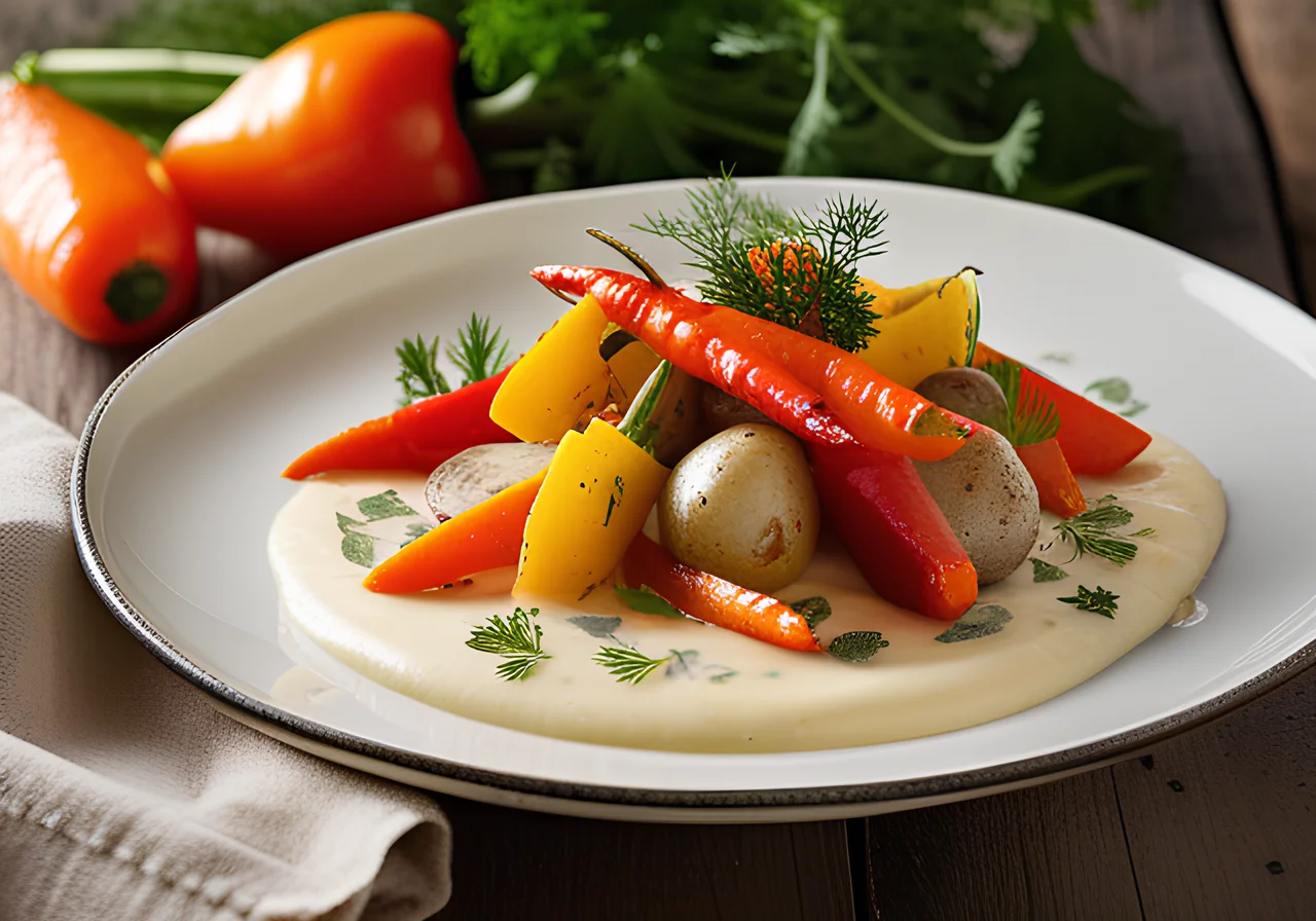Vegetables in Cream Sauce
