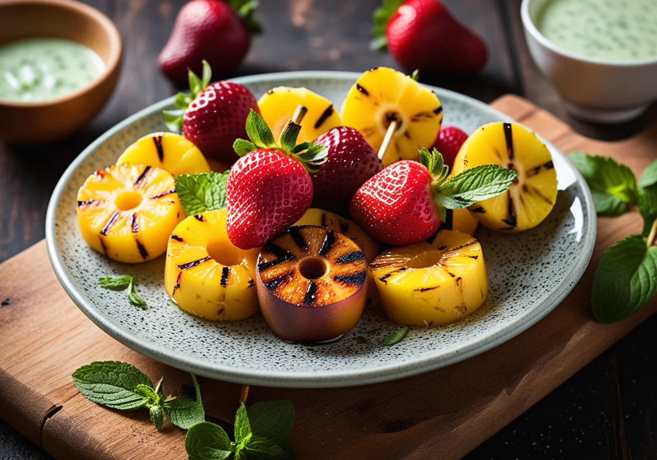 Grilled Fruit Skewers