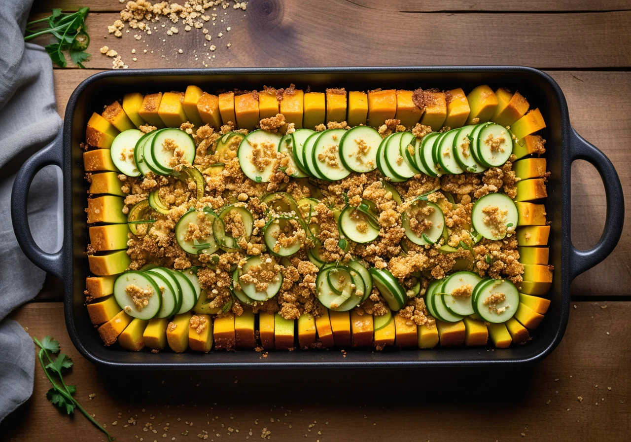 Zucchini Casserole with Pumpkin