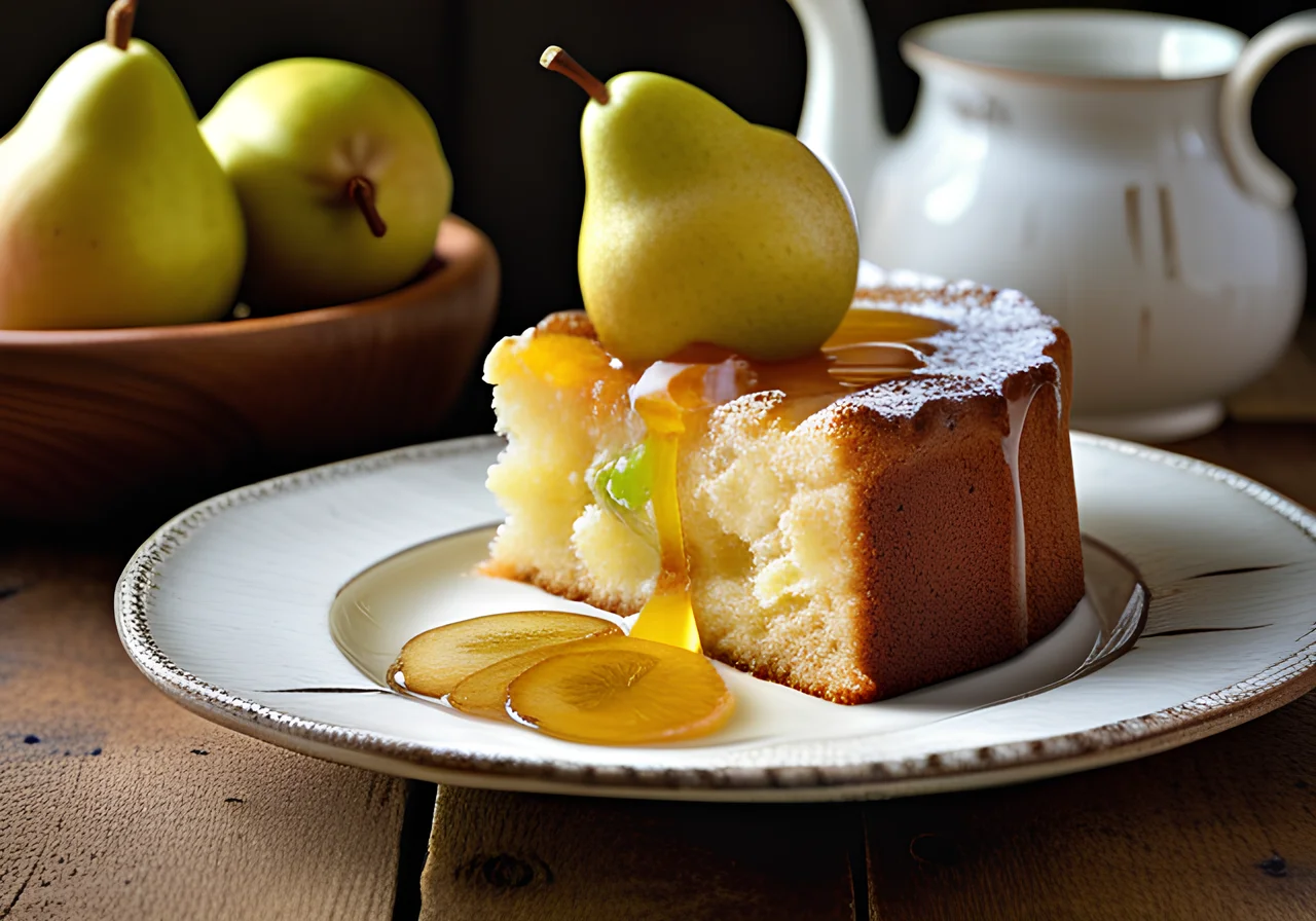 Pear Cake with Shortcrust Pastry