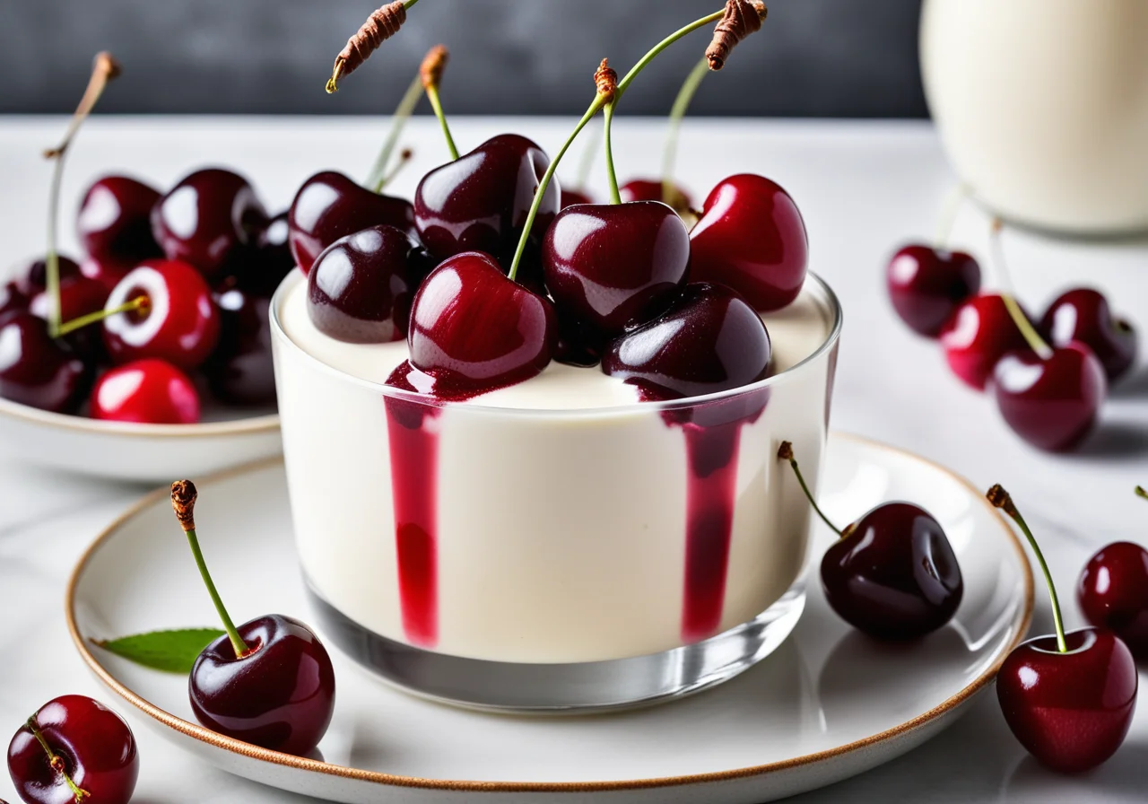 Yogurt with Cherries