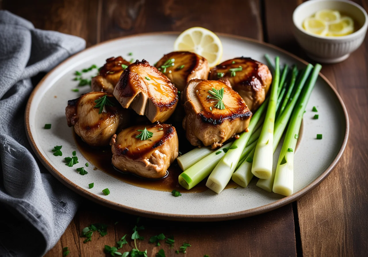Baked Soy Chicken Thighs