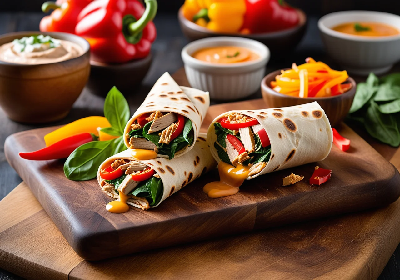 Chicken Pepper Wraps