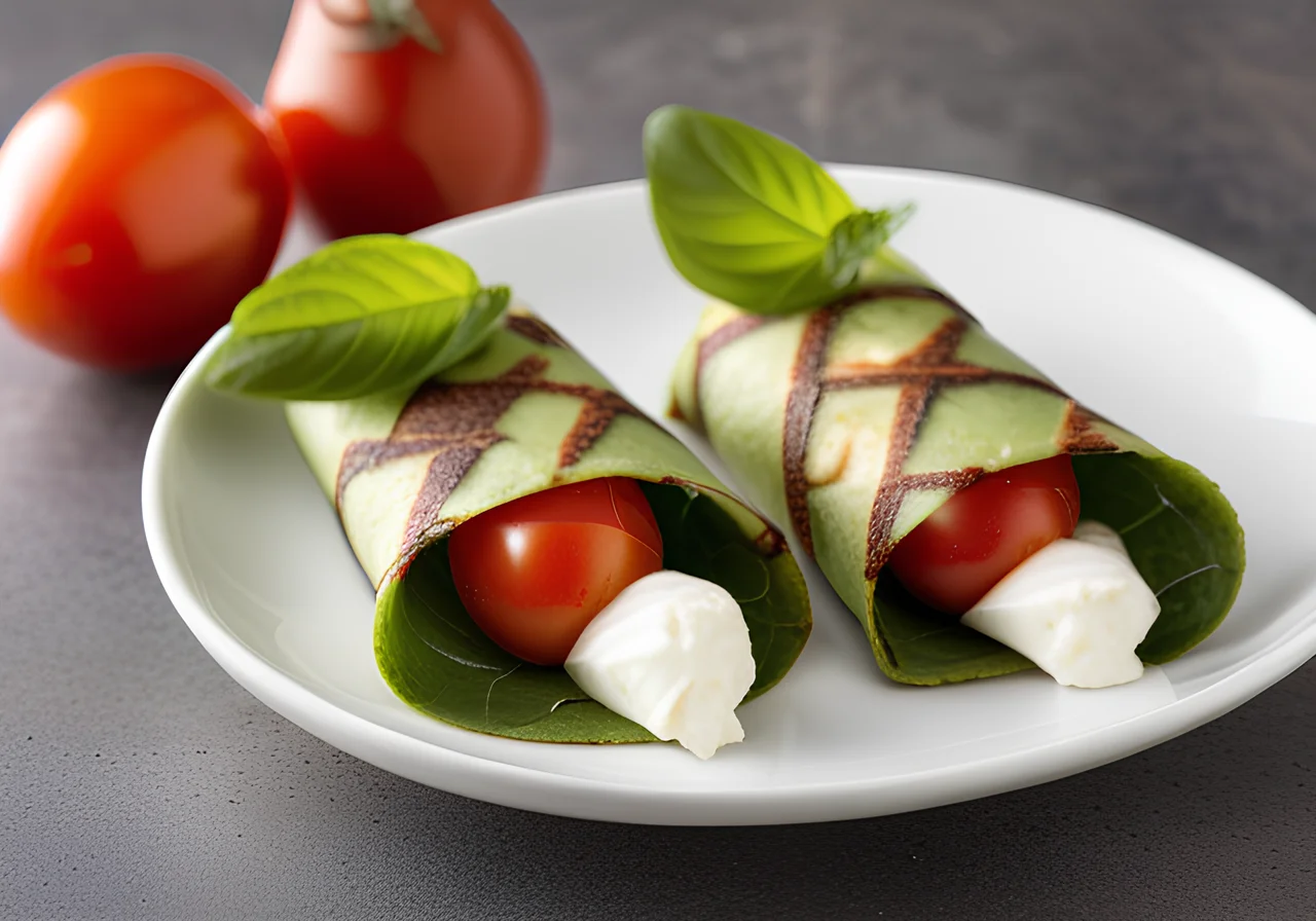 Caprese Wraps with Avocado