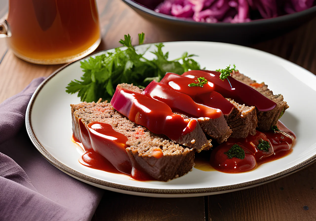 Meatloaf with Sauce