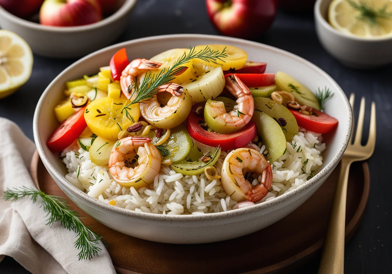 Rice Pan with Redfish