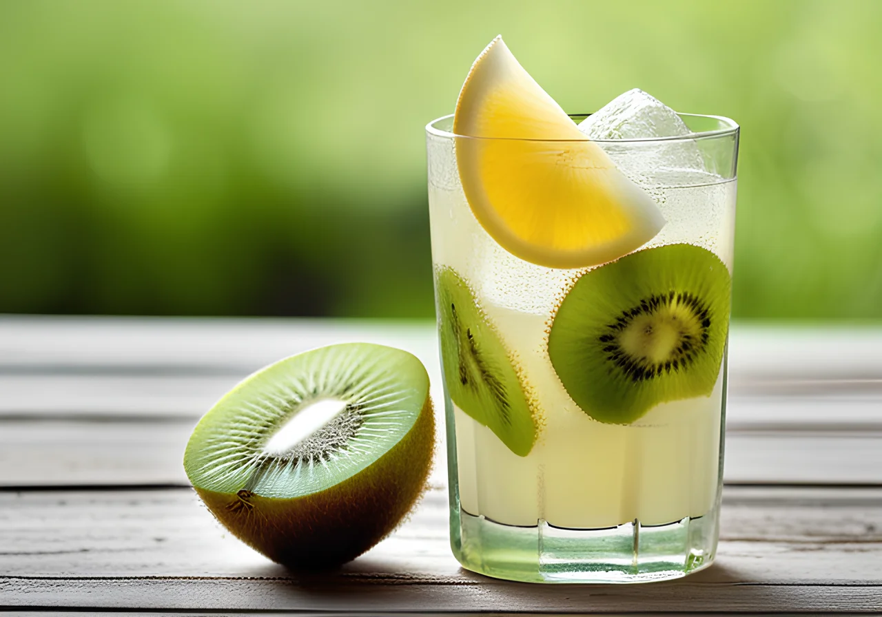 Lemonade with Apple and Kiwi
