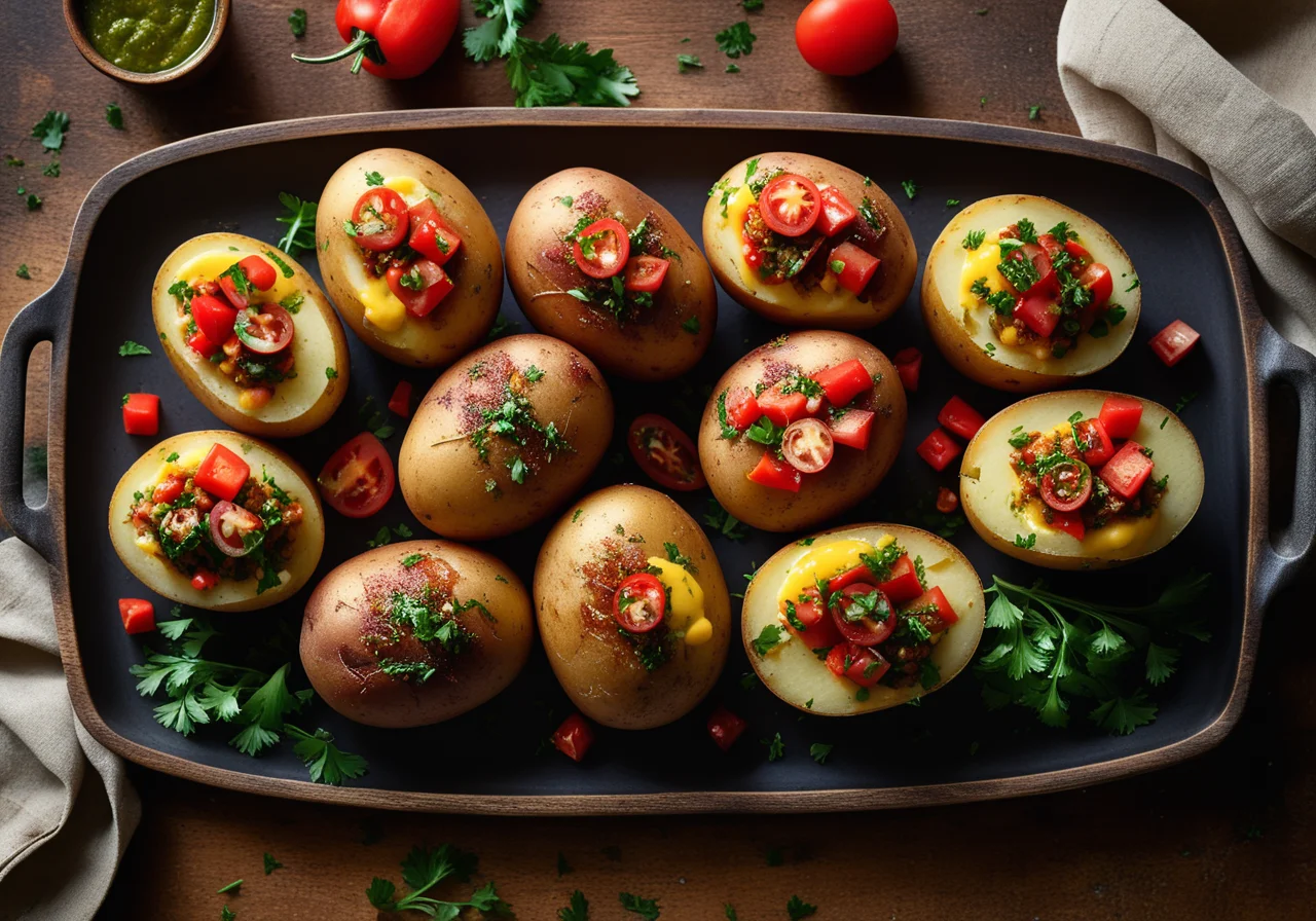 Young Potatoes with Filling