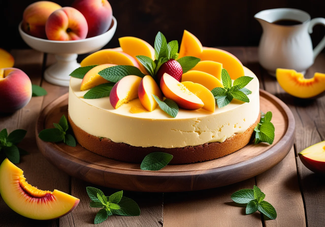 Quark Cream Cake with Fruits