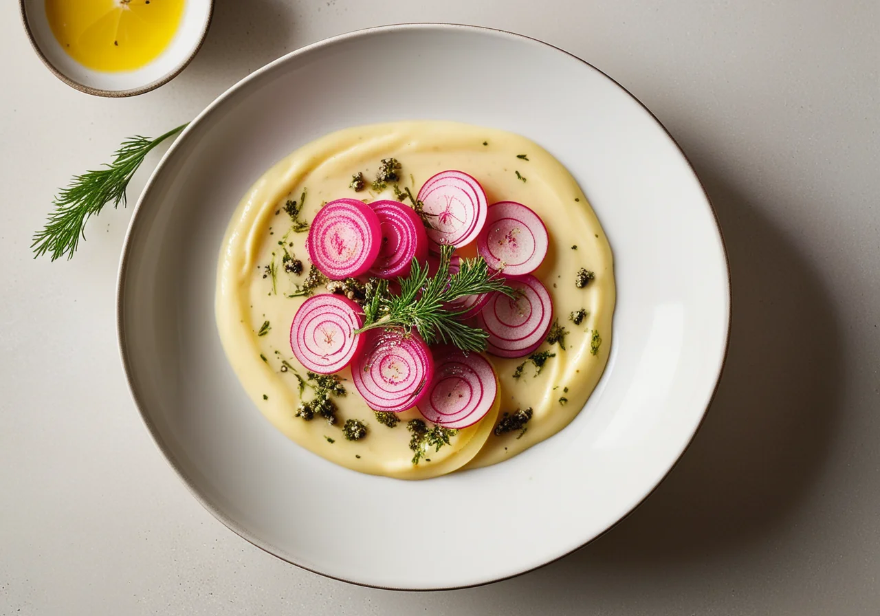 Radish with Anchovy Butter