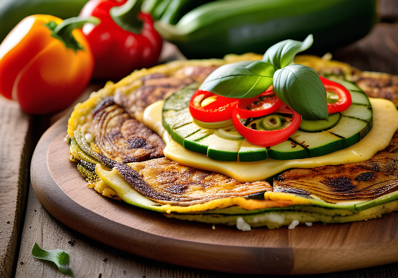Zucchini-Paprika-Tortilla