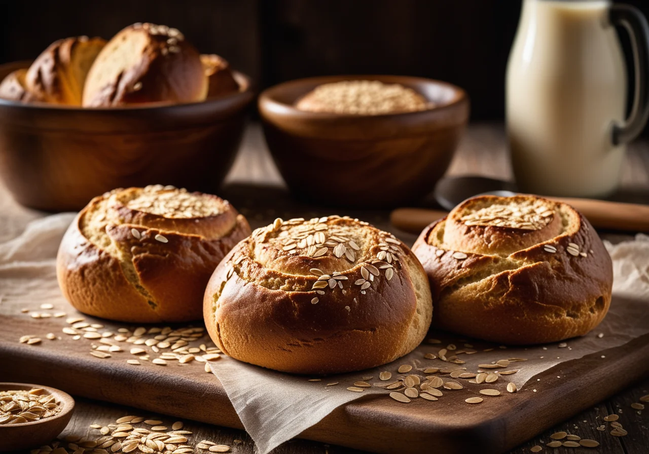 Wheat Oatbread Rolls