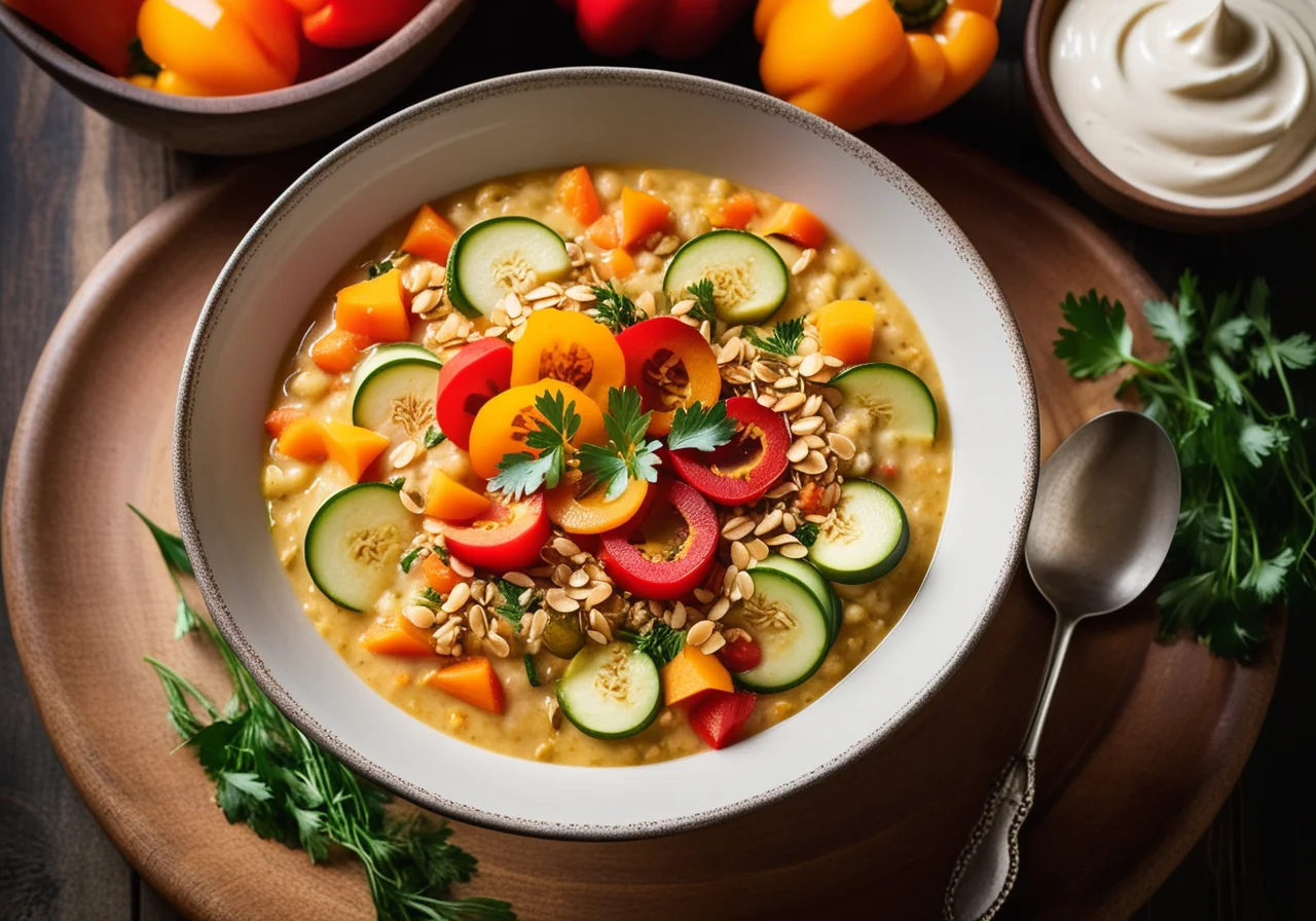 Oat Stew with Yogurt