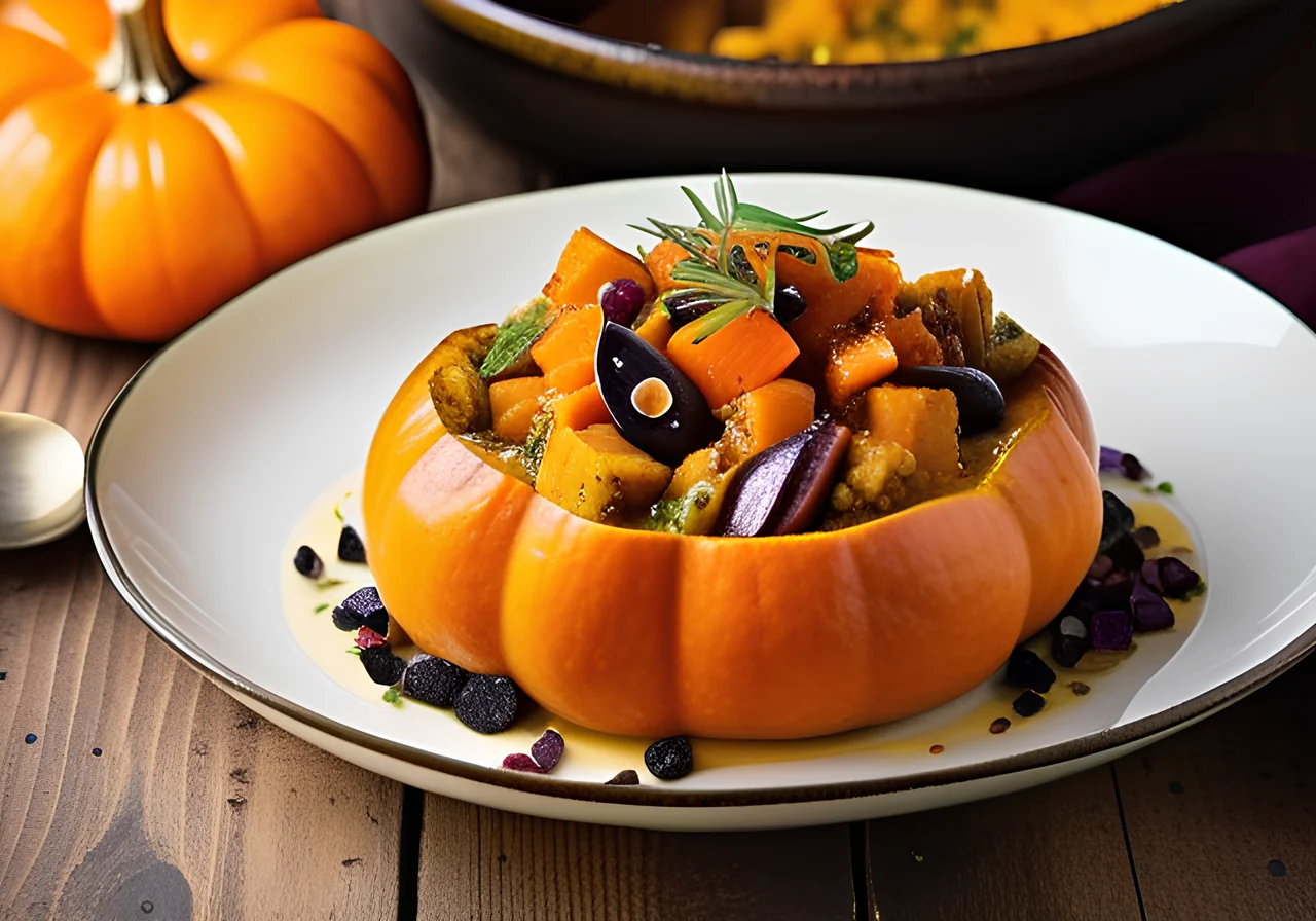 Stuffed Baked Pumpkin