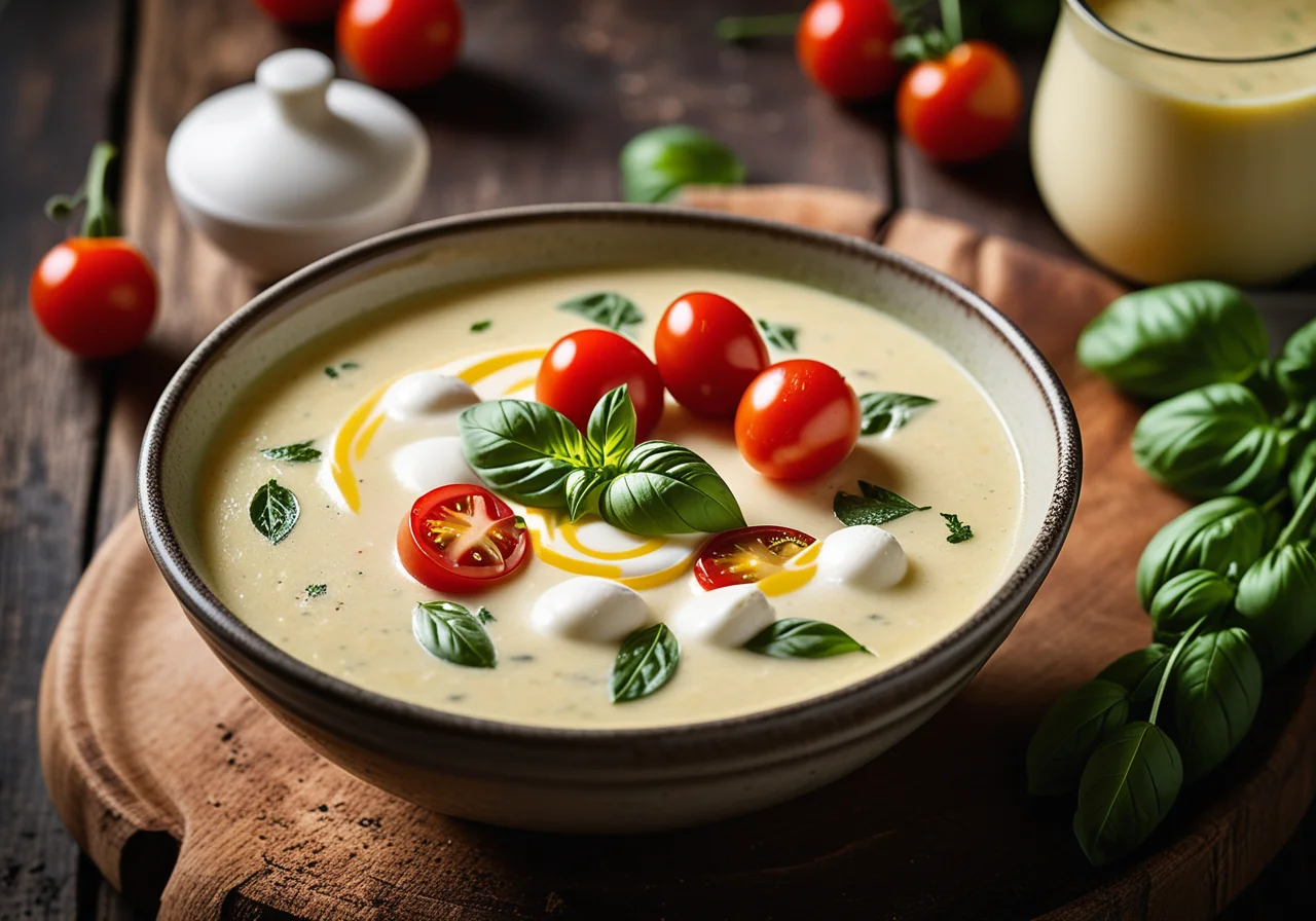 Potato Soup with Basil
