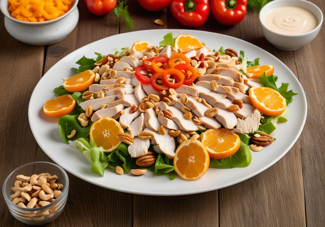 Chicken Salad with Mandarins