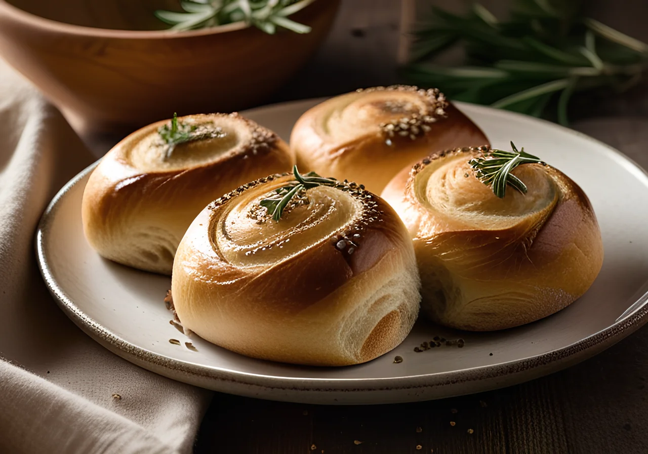 Simple Sourdough Rolls