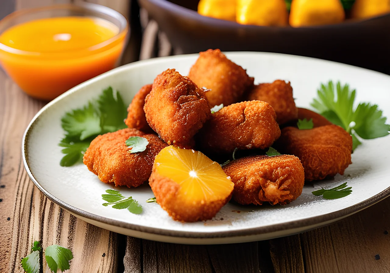 Caribbean Chicken Nuggets in Coconut Coating