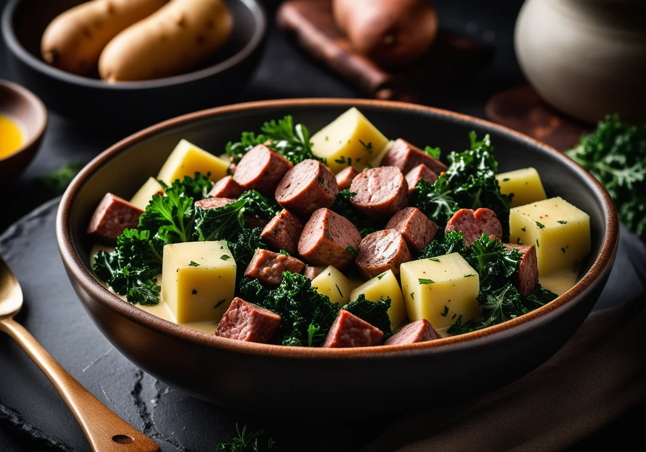 Kale and Sausage Stew with Potatoes