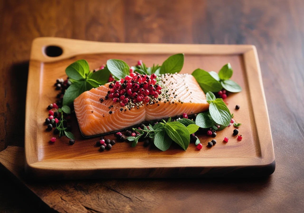 Salmon Fillet with Chinese Pepper