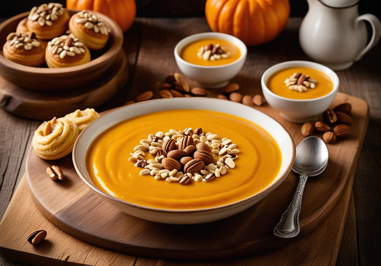 Pumpkin Soup for Halloween
