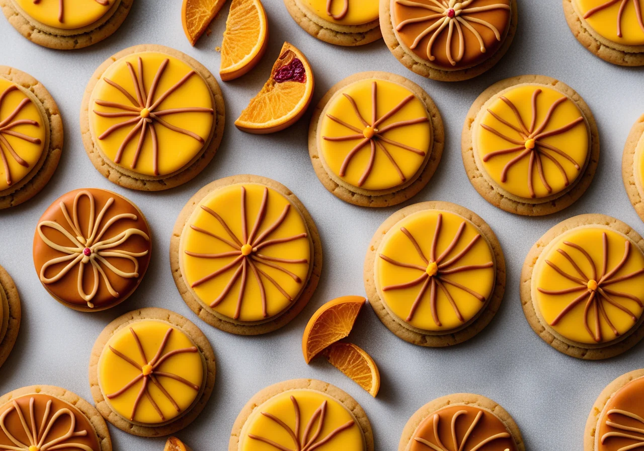 Marzipan-Saffron Cookies