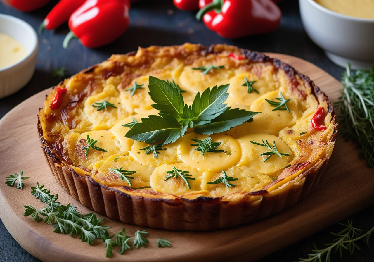 Paprika-Kartoffel-Tortilla