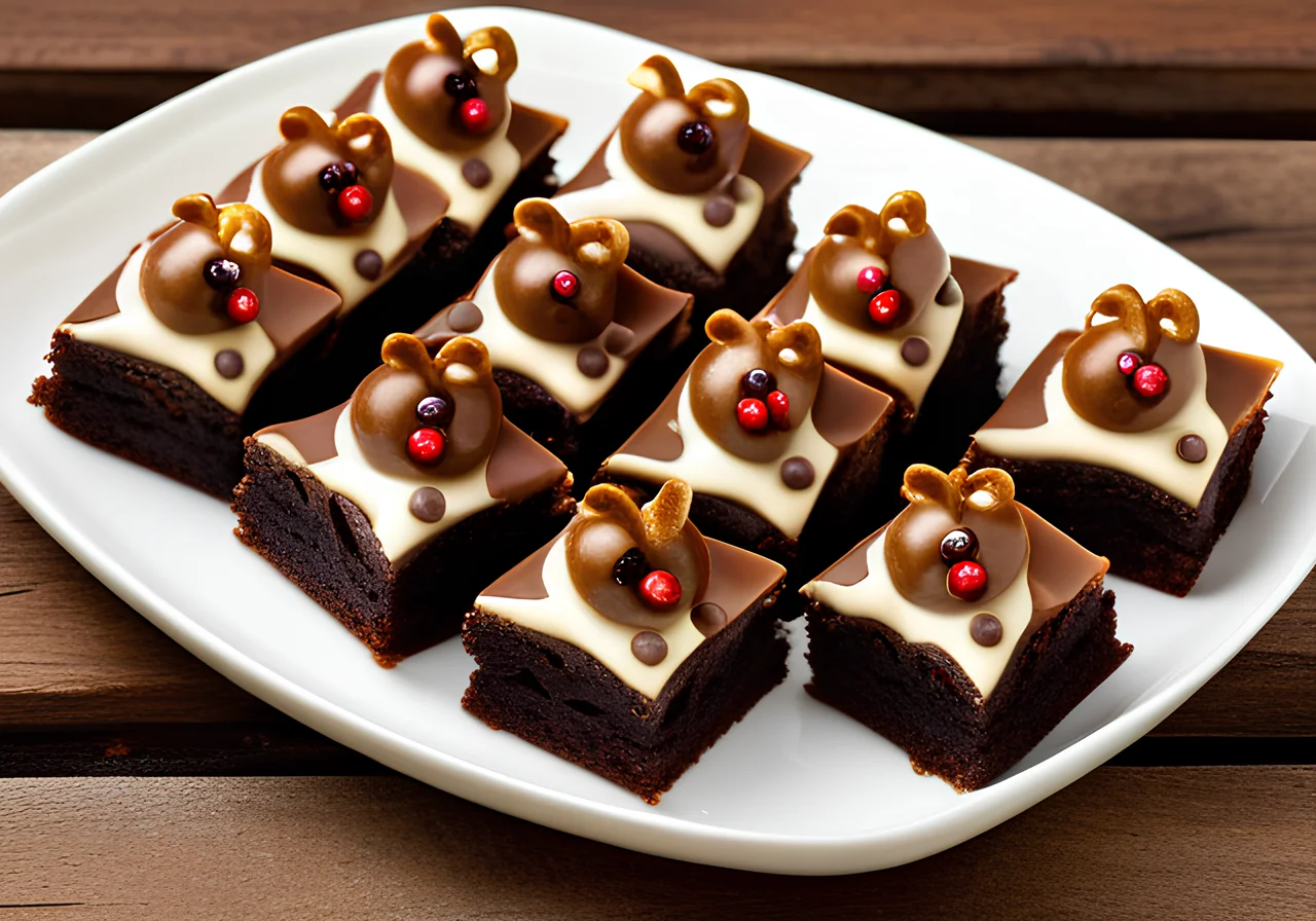 Reindeer Brownies