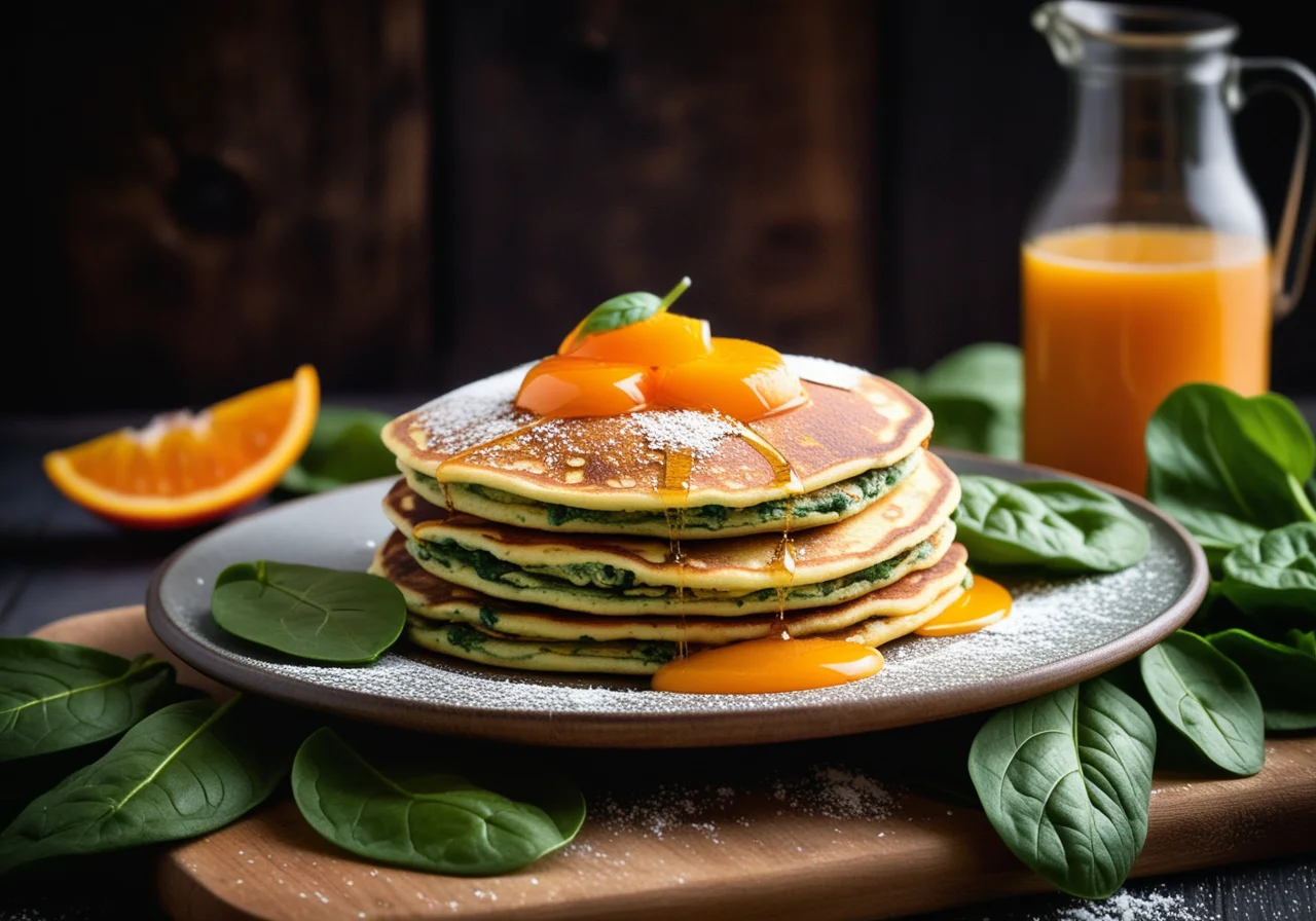 Ricotta Spinach Pancakes