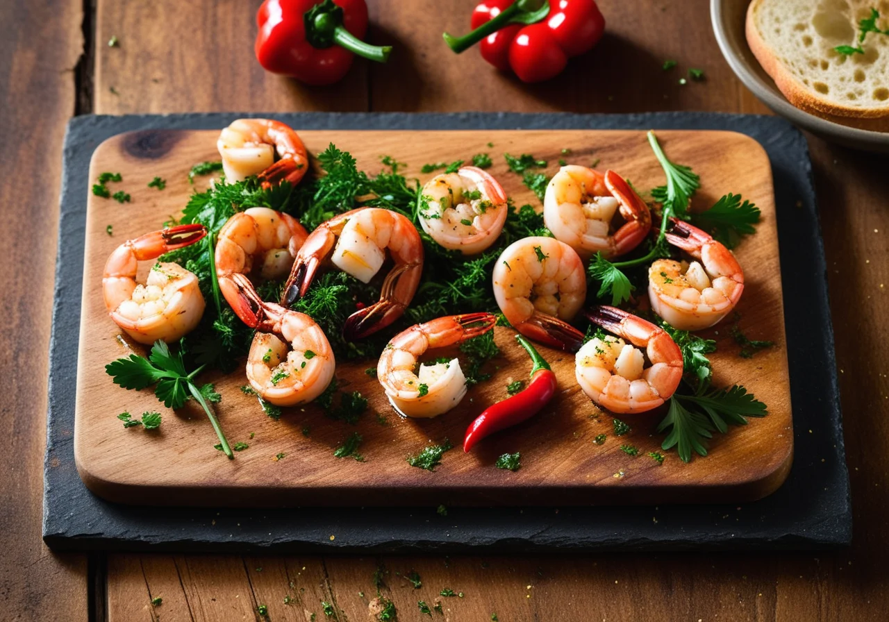 Pan-Seared Garlic Shrimp