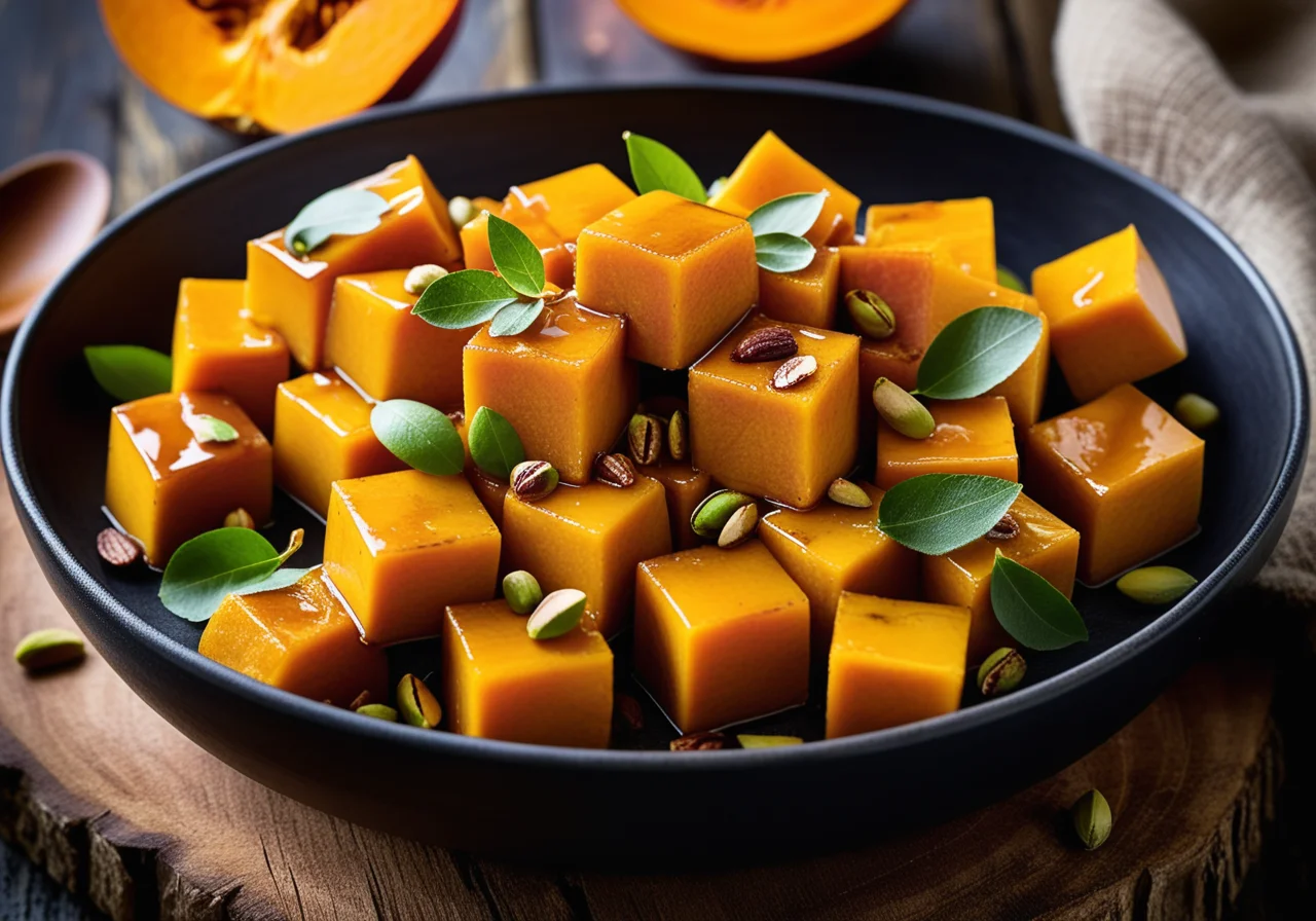 Pumpkin with Apple Juice and Cinnamon