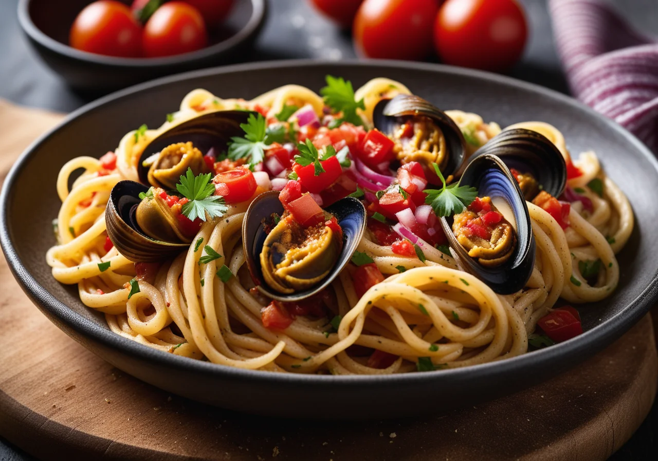 Pasta with Tomato Salsa