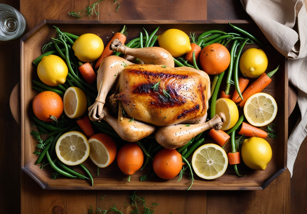 Lemon Chicken with Vegetables