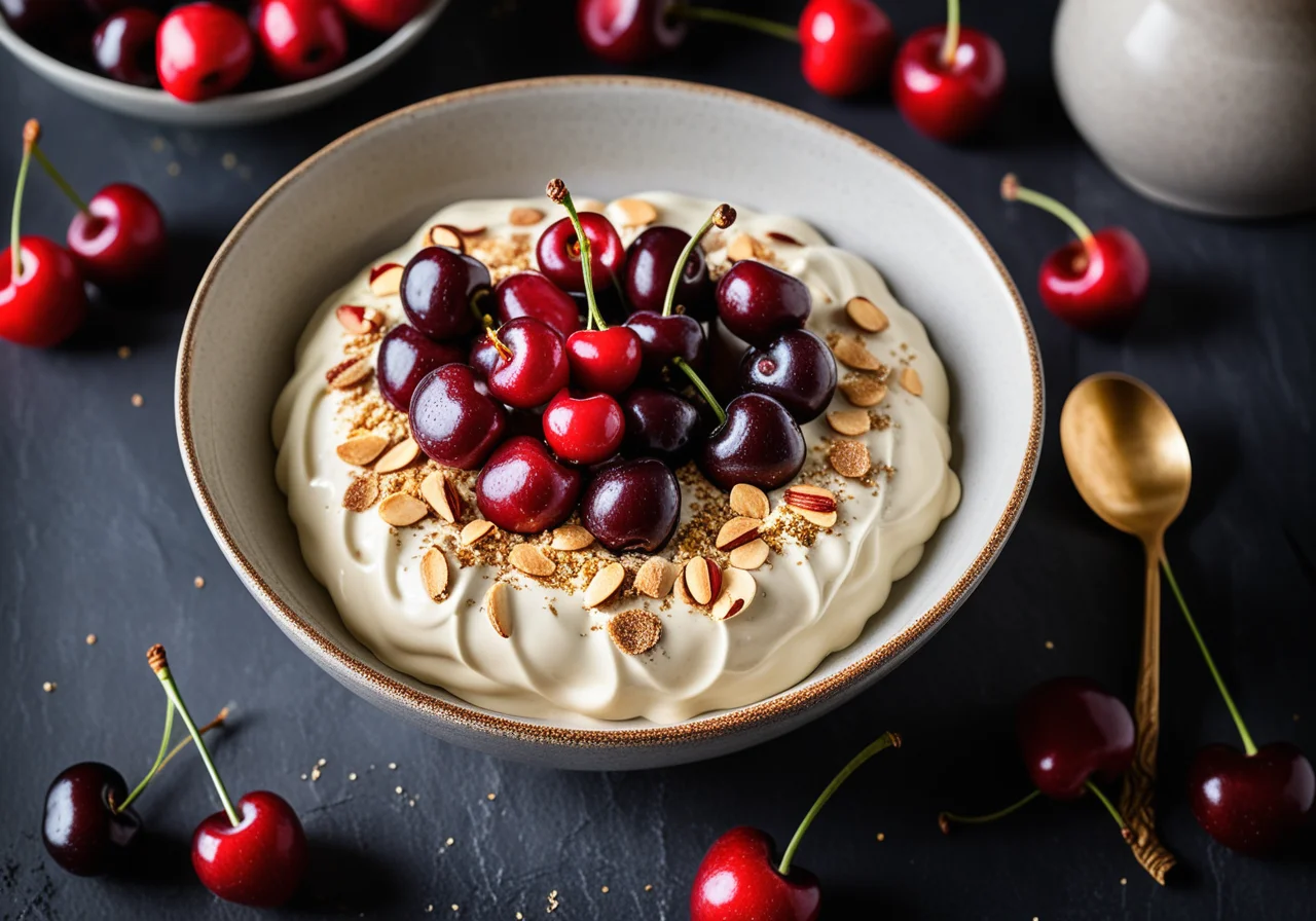 Poppy Seed Casserole with Cherries