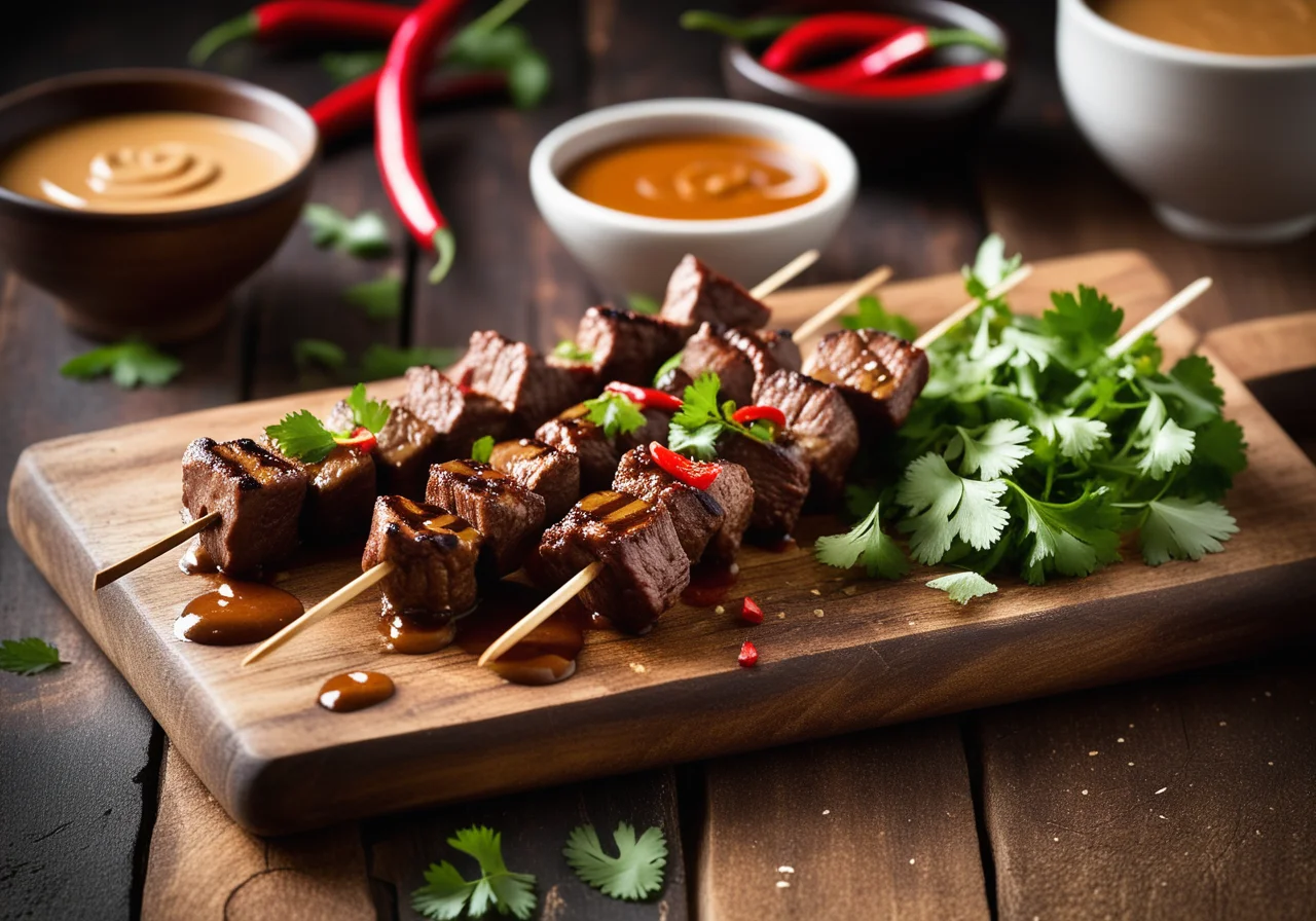 Beef Satay Skewers