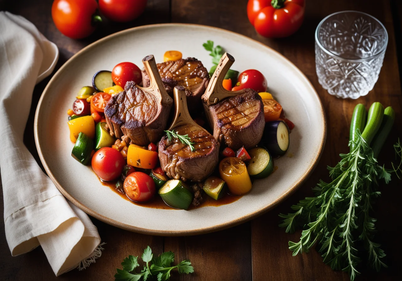 Lamb with Vegetable Ragout