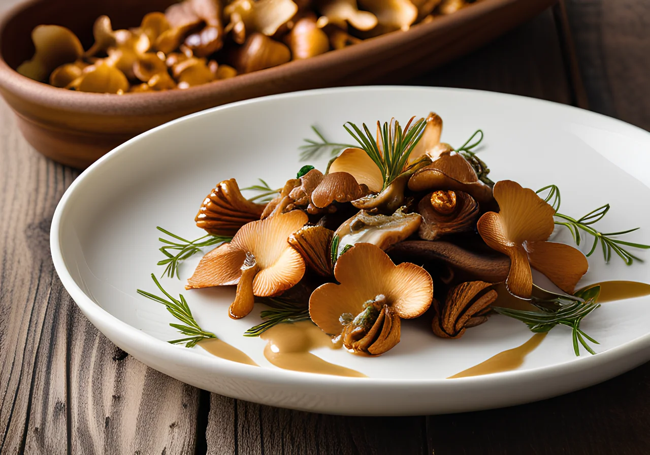 Saffron Mushroom Pan