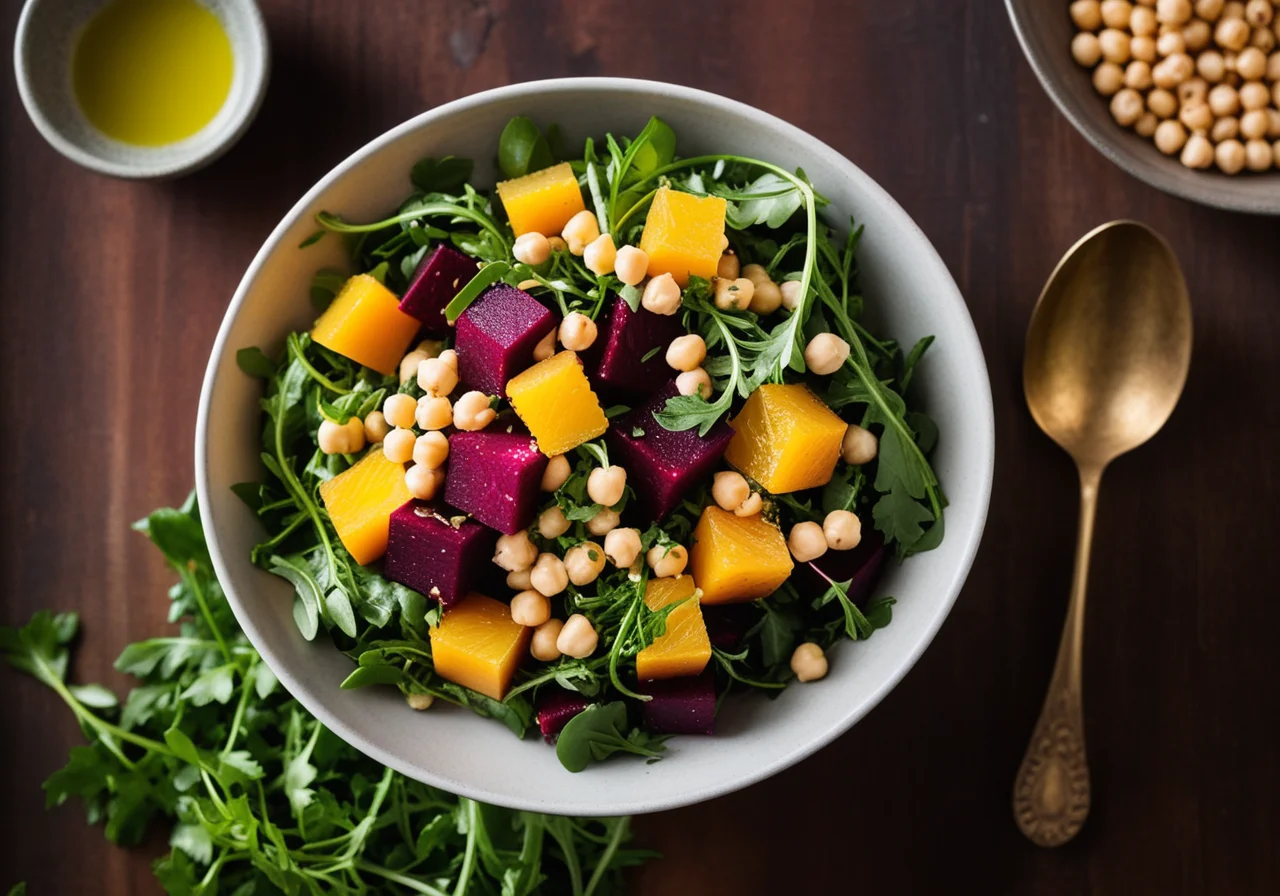 Chickpea and Beetroot Salad