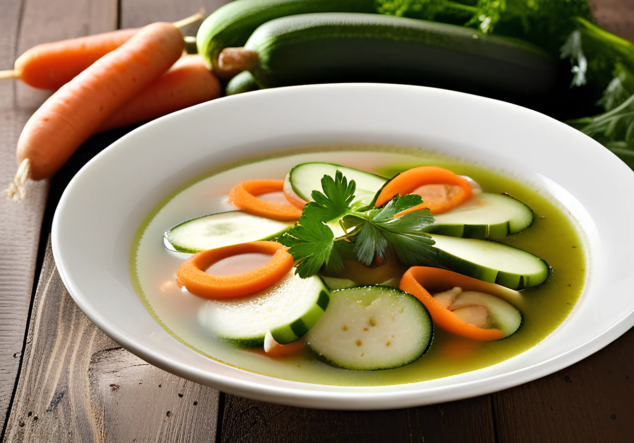 Minestrone with Horned Pasta