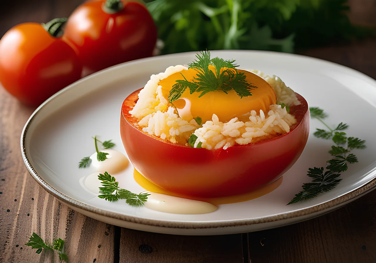 Oven-Baked Stuffed Tomatoes