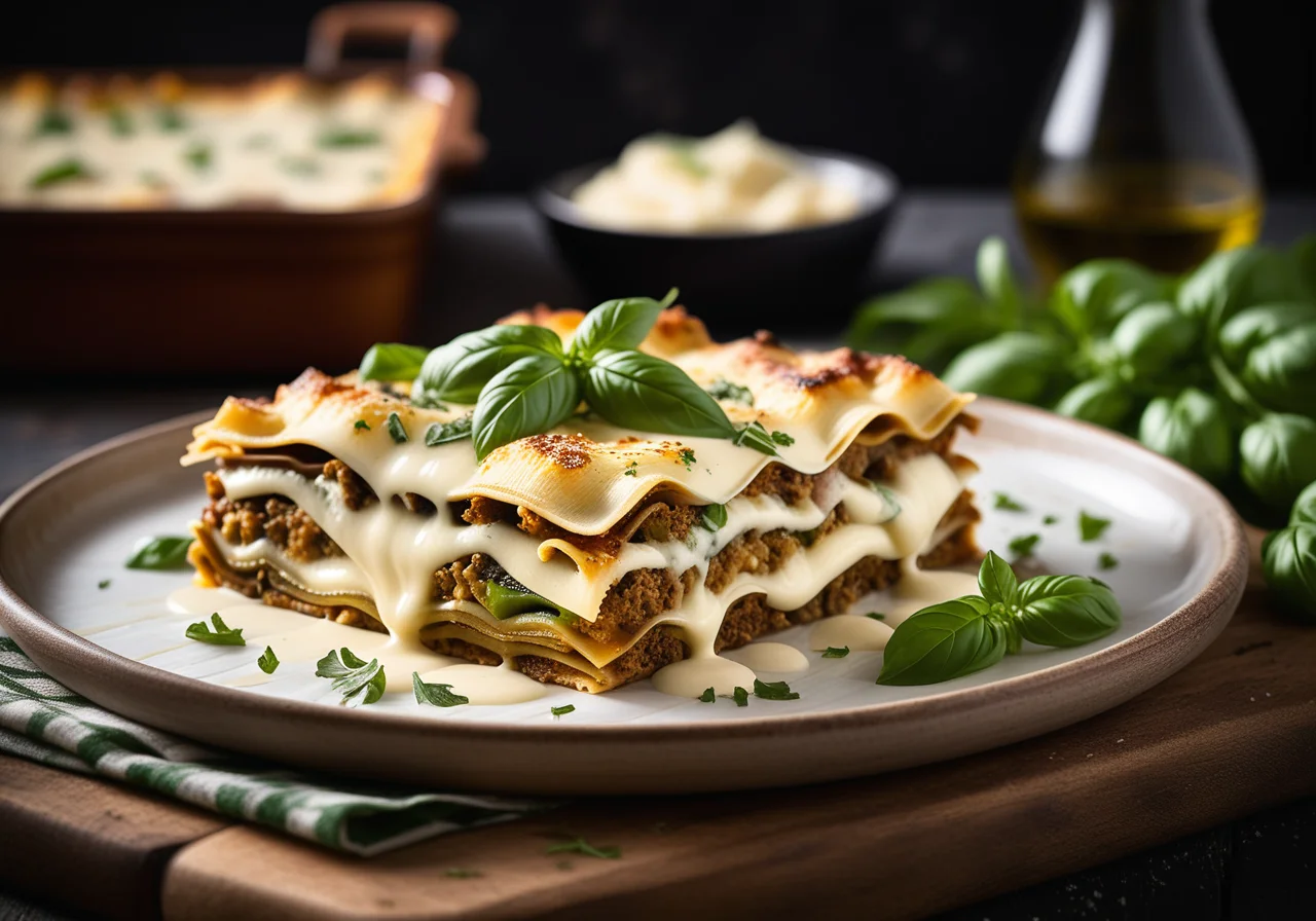 Vegetable Lasagna with Eggplant