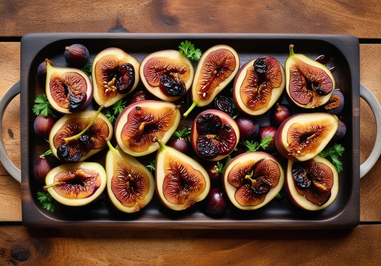 Roasted Perlhuhn Breast with Figs